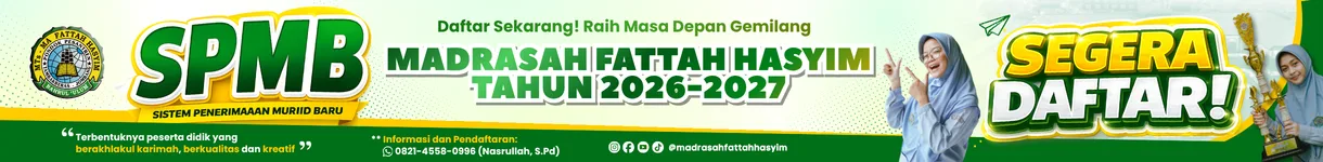 SPMB Madrasah Fattah Hasyim 20262027